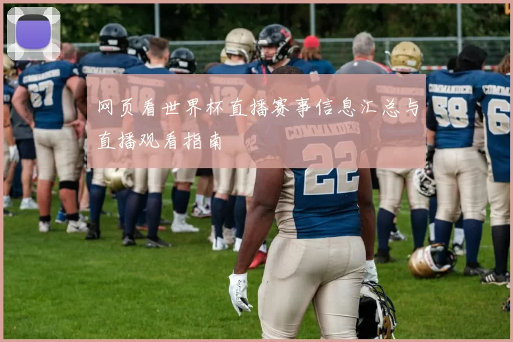 网页看世界杯直播赛事信息汇总与直播观看指南