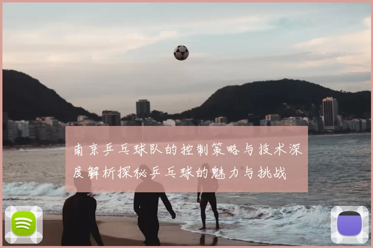 南京乒乓球队的控制策略与技术深度解析探秘乒乓球的魅力与挑战